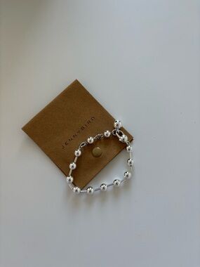Jenny Bird Silver Ball Bracelet